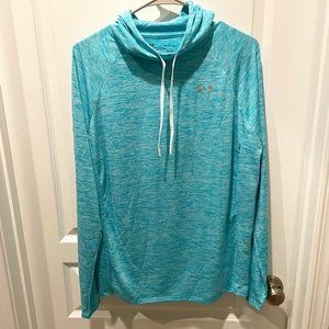 Under Armour Women's heatgear blue sweatshirt